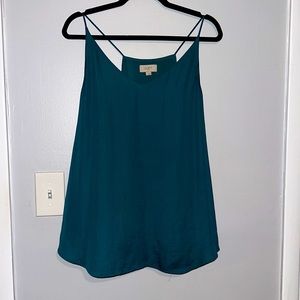 Loft Emerald Green Cami Large Never Worn